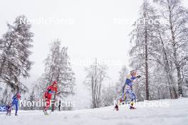 06.01.2024, Val di Fiemme, Italy (ITA): Teresa Stadlober (AUT), Jonna Sundling (SWE) - FIS world cup cross-country, tour de ski, mass, Val di Fiemme (ITA). www.nordicfocus.com. © Barbieri/NordicFocus. Every downloaded picture is fee-liable.