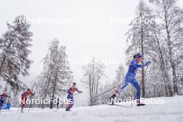 06.01.2024, Val di Fiemme, Italy (ITA): Heidi Weng (NOR), Jessie Diggins (USA), (l-r)  - FIS world cup cross-country, tour de ski, mass, Val di Fiemme (ITA). www.nordicfocus.com. © Barbieri/NordicFocus. Every downloaded picture is fee-liable.