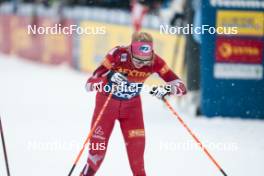 06.01.2024, Val di Fiemme, Italy (ITA): Teresa Stadlober (AUT) - FIS world cup cross-country, tour de ski, mass, Val di Fiemme (ITA). www.nordicfocus.com. © Modica/NordicFocus. Every downloaded picture is fee-liable.