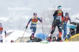 06.01.2024, Val di Fiemme, Italy (ITA): Jessie Diggins (USA) - FIS world cup cross-country, tour de ski, mass, Val di Fiemme (ITA). www.nordicfocus.com. © Modica/NordicFocus. Every downloaded picture is fee-liable.