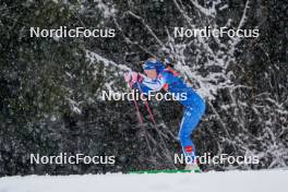 06.01.2024, Val di Fiemme, Italy (ITA): Anne Kyllonen (FIN) - FIS world cup cross-country, tour de ski, mass, Val di Fiemme (ITA). www.nordicfocus.com. © Barbieri/NordicFocus. Every downloaded picture is fee-liable.