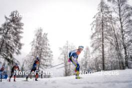 06.01.2024, Val di Fiemme, Italy (ITA): Katharina Hennig (GER), Frida Karlsson (SWE), (l-r)  - FIS world cup cross-country, tour de ski, mass, Val di Fiemme (ITA). www.nordicfocus.com. © Barbieri/NordicFocus. Every downloaded picture is fee-liable.