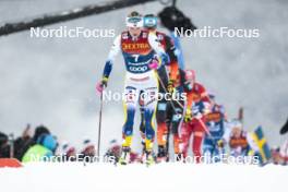 06.01.2024, Val di Fiemme, Italy (ITA): Frida Karlsson (SWE) - FIS world cup cross-country, tour de ski, mass, Val di Fiemme (ITA). www.nordicfocus.com. © Modica/NordicFocus. Every downloaded picture is fee-liable.