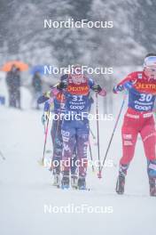 06.01.2024, Val di Fiemme, Italy (ITA): Samantha Smith (USA) - FIS world cup cross-country, tour de ski, mass, Val di Fiemme (ITA). www.nordicfocus.com. © Barbieri/NordicFocus. Every downloaded picture is fee-liable.