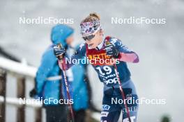 06.01.2024, Val di Fiemme, Italy (ITA): Sophia Laukli (USA) - FIS world cup cross-country, tour de ski, mass, Val di Fiemme (ITA). www.nordicfocus.com. © Modica/NordicFocus. Every downloaded picture is fee-liable.