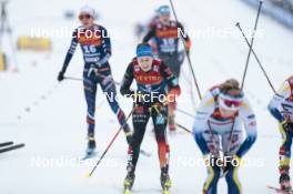 06.01.2024, Val di Fiemme, Italy (ITA): Katharina Hennig (GER) - FIS world cup cross-country, tour de ski, mass, Val di Fiemme (ITA). www.nordicfocus.com. © Modica/NordicFocus. Every downloaded picture is fee-liable.