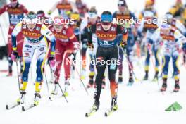 06.01.2024, Val di Fiemme, Italy (ITA): Frida Karlsson (SWE), Katharina Hennig (GER), (l-r)  - FIS world cup cross-country, tour de ski, mass, Val di Fiemme (ITA). www.nordicfocus.com. © Modica/NordicFocus. Every downloaded picture is fee-liable.