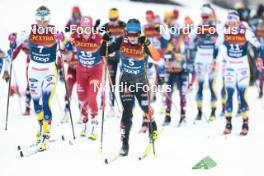 06.01.2024, Val di Fiemme, Italy (ITA): Frida Karlsson (SWE), Katharina Hennig (GER), (l-r)  - FIS world cup cross-country, tour de ski, mass, Val di Fiemme (ITA). www.nordicfocus.com. © Modica/NordicFocus. Every downloaded picture is fee-liable.