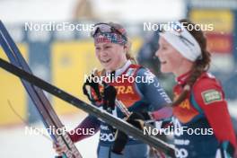 06.01.2024, Val di Fiemme, Italy (ITA): Samantha Smith (USA) - FIS world cup cross-country, tour de ski, mass, Val di Fiemme (ITA). www.nordicfocus.com. © Modica/NordicFocus. Every downloaded picture is fee-liable.