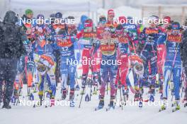 06.01.2024, Val di Fiemme, Italy (ITA): Jessie Diggins (USA) - FIS world cup cross-country, tour de ski, mass, Val di Fiemme (ITA). www.nordicfocus.com. © Barbieri/NordicFocus. Every downloaded picture is fee-liable.