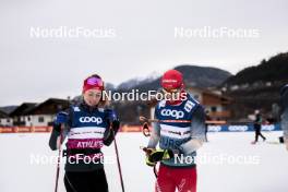 05.01.2024, Val di Fiemme, Italy (ITA): Nadja Kaelin (SUI) - FIS world cup cross-country, tour de ski, training, Val di Fiemme (ITA). www.nordicfocus.com. © Modica/NordicFocus. Every downloaded picture is fee-liable.