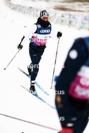 05.01.2024, Val di Fiemme, Italy (ITA): Delphine Claudel (FRA) - FIS world cup cross-country, tour de ski, training, Val di Fiemme (ITA). www.nordicfocus.com. © Modica/NordicFocus. Every downloaded picture is fee-liable.