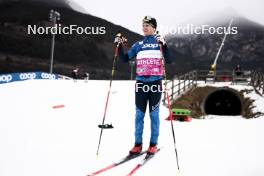 05.01.2024, Val di Fiemme, Italy (ITA): Mika Vermeulen (AUT) - FIS world cup cross-country, tour de ski, training, Val di Fiemme (ITA). www.nordicfocus.com. © Modica/NordicFocus. Every downloaded picture is fee-liable.