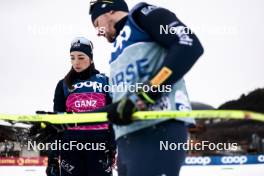 05.01.2024, Val di Fiemme, Italy (ITA): Caterina Ganz (ITA) - FIS world cup cross-country, tour de ski, training, Val di Fiemme (ITA). www.nordicfocus.com. © Modica/NordicFocus. Every downloaded picture is fee-liable.