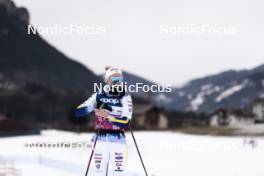 05.01.2024, Val di Fiemme, Italy (ITA): Linn Svahn (SWE) - FIS world cup cross-country, tour de ski, training, Val di Fiemme (ITA). www.nordicfocus.com. © Modica/NordicFocus. Every downloaded picture is fee-liable.