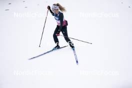 05.01.2024, Val di Fiemme, Italy (ITA): Jessie Diggins (USA) - FIS world cup cross-country, tour de ski, training, Val di Fiemme (ITA). www.nordicfocus.com. © Modica/NordicFocus. Every downloaded picture is fee-liable.