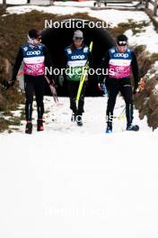 05.01.2024, Val di Fiemme, Italy (ITA): Antoine Cyr (CAN) - FIS world cup cross-country, tour de ski, training, Val di Fiemme (ITA). www.nordicfocus.com. © Modica/NordicFocus. Every downloaded picture is fee-liable.
