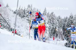 19.01.2024, Oberhof, Germany (GER): Richard Jouve (FRA), Valerio Grond (SUI), (l-r)  - FIS world cup cross-country, individual sprint, Oberhof (GER). www.nordicfocus.com. © Authamayou/NordicFocus. Every downloaded picture is fee-liable.