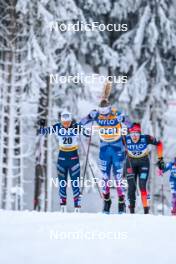19.01.2024, Oberhof, Germany (GER): Lena Quintin (FRA), Jessie Diggins (USA), (l-r)  - FIS world cup cross-country, individual sprint, Oberhof (GER). www.nordicfocus.com. © Authamayou/NordicFocus. Every downloaded picture is fee-liable.