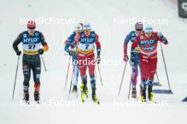 19.01.2024, Oberhof, Germany (GER): Johannes Hoesflot Klaebo (NOR), Zak Ketterson (USA), (l-r)  - FIS world cup cross-country, individual sprint, Oberhof (GER). www.nordicfocus.com. © Modica/NordicFocus. Every downloaded picture is fee-liable.