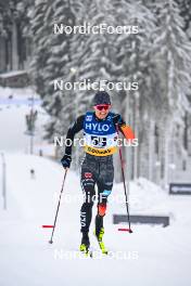 19.01.2024, Oberhof, Germany (GER): Elias Keck (GER) - FIS world cup cross-country, individual sprint, Oberhof (GER). www.nordicfocus.com. © Authamayou/NordicFocus. Every downloaded picture is fee-liable.