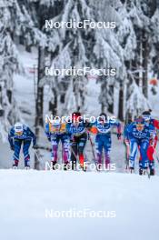 19.01.2024, Oberhof, Germany (GER): Lena Quintin (FRA), Jessie Diggins (USA), Jasmi Joensuu (FIN), (l-r)  - FIS world cup cross-country, individual sprint, Oberhof (GER). www.nordicfocus.com. © Authamayou/NordicFocus. Every downloaded picture is fee-liable.