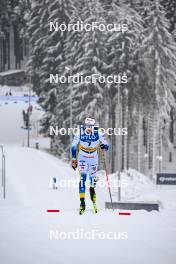 19.01.2024, Oberhof, Germany (GER): Oskar Svensson (SWE) - FIS world cup cross-country, individual sprint, Oberhof (GER). www.nordicfocus.com. © Authamayou/NordicFocus. Every downloaded picture is fee-liable.