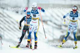 19.01.2024, Oberhof, Germany (GER): Katharina Hennig (GER), Moa Lundgren (SWE), (l-r)  - FIS world cup cross-country, individual sprint, Oberhof (GER). www.nordicfocus.com. © Modica/NordicFocus. Every downloaded picture is fee-liable.