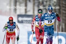 20.01.2024, Oberhof, Germany (GER): Jonas Baumann (SUI), Michael Foettinger (AUT), (l-r)  - FIS world cup cross-country, mass, Oberhof (GER). www.nordicfocus.com. © Modica/NordicFocus. Every downloaded picture is fee-liable.