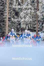 20.01.2024, Oberhof, Germany (GER): Frida Karlsson (SWE), Ebba Andersson (SWE), Krista Parmakoski (FIN), (l-r)  - FIS world cup cross-country, mass, Oberhof (GER). www.nordicfocus.com. © Authamayou/NordicFocus. Every downloaded picture is fee-liable.