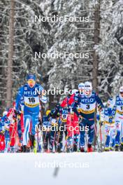 20.01.2024, Oberhof, Germany (GER): Iivo Niskanen (FIN), Hugo Lapalus (FRA), (l-r)  - FIS world cup cross-country, mass, Oberhof (GER). www.nordicfocus.com. © Authamayou/NordicFocus. Every downloaded picture is fee-liable.