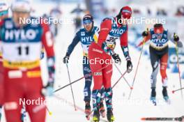 20.01.2024, Oberhof, Germany (GER): Federico Pellegrino (ITA), Mattis Stenshagen (NOR), (l-r)  - FIS world cup cross-country, mass, Oberhof (GER). www.nordicfocus.com. © Modica/NordicFocus. Every downloaded picture is fee-liable.