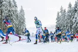 20.01.2024, Oberhof, Germany (GER): Gus Schumacher (USA), Edvin Anger (SWE), Ryo Hirose (JPN), (l-r)  - FIS world cup cross-country, mass, Oberhof (GER). www.nordicfocus.com. © Authamayou/NordicFocus. Every downloaded picture is fee-liable.