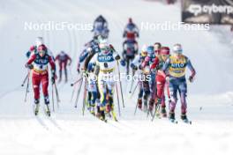 20.01.2024, Oberhof, Germany (GER): Linn Svahn (SWE), Jessie Diggins (USA), (l-r)  - FIS world cup cross-country, mass, Oberhof (GER). www.nordicfocus.com. © Modica/NordicFocus. Every downloaded picture is fee-liable.