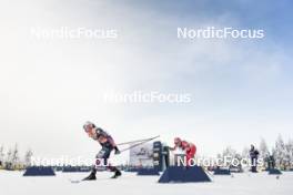 20.01.2024, Oberhof, Germany (GER): Jessie Diggins (USA), Teresa Stadlober (AUT), (l-r)  - FIS world cup cross-country, mass, Oberhof (GER). www.nordicfocus.com. © Modica/NordicFocus. Every downloaded picture is fee-liable.