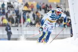 20.01.2024, Oberhof, Germany (GER): Johan Haeggstroem (SWE) - FIS world cup cross-country, mass, Oberhof (GER). www.nordicfocus.com. © Modica/NordicFocus. Every downloaded picture is fee-liable.