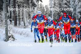 20.01.2024, Oberhof, Germany (GER): Erik Valnes (NOR), Mattis Stenshagen (NOR), (l-r)  - FIS world cup cross-country, mass, Oberhof (GER). www.nordicfocus.com. © Authamayou/NordicFocus. Every downloaded picture is fee-liable.