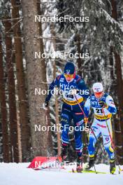 20.01.2024, Oberhof, Germany (GER): Mathis Desloges (FRA) - FIS world cup cross-country, mass, Oberhof (GER). www.nordicfocus.com. © Authamayou/NordicFocus. Every downloaded picture is fee-liable.
