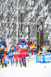 20.01.2024, Oberhof, Germany (GER): Simen Hegstad Krueger (NOR) - FIS world cup cross-country, mass, Oberhof (GER). www.nordicfocus.com. © Authamayou/NordicFocus. Every downloaded picture is fee-liable.