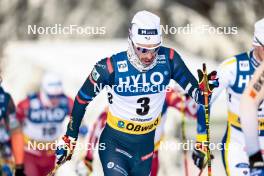 20.01.2024, Oberhof, Germany (GER): Hugo Lapalus (FRA) - FIS world cup cross-country, mass, Oberhof (GER). www.nordicfocus.com. © Modica/NordicFocus. Every downloaded picture is fee-liable.