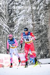 20.01.2024, Oberhof, Germany (GER): Andrej Renda (SVK), Benjamin Moser (AUT), (l-r)  - FIS world cup cross-country, mass, Oberhof (GER). www.nordicfocus.com. © Authamayou/NordicFocus. Every downloaded picture is fee-liable.