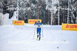 20.01.2024, Oberhof, Germany (GER): Vladislav Kovalyov (KAZ) - FIS world cup cross-country, mass, Oberhof (GER). www.nordicfocus.com. © Authamayou/NordicFocus. Every downloaded picture is fee-liable.