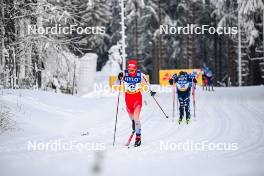20.01.2024, Oberhof, Germany (GER): Nicola Wigger (SUI) - FIS world cup cross-country, mass, Oberhof (GER). www.nordicfocus.com. © Authamayou/NordicFocus. Every downloaded picture is fee-liable.