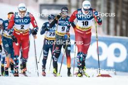 20.01.2024, Oberhof, Germany (GER): Paal Golberg (NOR), Martin Loewstroem Nyenget (NOR), (l-r)  - FIS world cup cross-country, mass, Oberhof (GER). www.nordicfocus.com. © Modica/NordicFocus. Every downloaded picture is fee-liable.