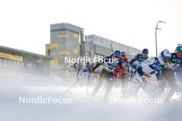 20.01.2024, Oberhof, Germany (GER): Katharina Hennig (GER), Johanna Matintalo (FIN), (l-r)  - FIS world cup cross-country, mass, Oberhof (GER). www.nordicfocus.com. © Modica/NordicFocus. Every downloaded picture is fee-liable.