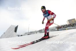 20.01.2024, Oberhof, Germany (GER): Mika Vermeulen (AUT) - FIS world cup cross-country, mass, Oberhof (GER). www.nordicfocus.com. © Modica/NordicFocus. Every downloaded picture is fee-liable.