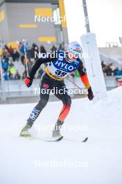 20.01.2024, Oberhof, Germany (GER): Florian Notz (GER) - FIS world cup cross-country, mass, Oberhof (GER). www.nordicfocus.com. © Authamayou/NordicFocus. Every downloaded picture is fee-liable.