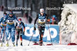 20.01.2024, Oberhof, Germany (GER): Katri Lylynpera (FIN), Pia Fink (GER), (l-r)  - FIS world cup cross-country, mass, Oberhof (GER). www.nordicfocus.com. © Modica/NordicFocus. Every downloaded picture is fee-liable.