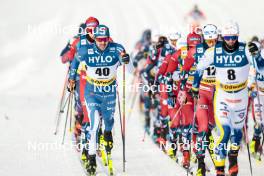 20.01.2024, Oberhof, Germany (GER): Ristomatti Hakola (FIN), Johannes Hoesflot Klaebo (NOR), (l-r)  - FIS world cup cross-country, mass, Oberhof (GER). www.nordicfocus.com. © Modica/NordicFocus. Every downloaded picture is fee-liable.