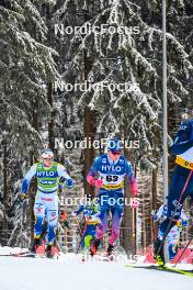 20.01.2024, Oberhof, Germany (GER): Edvin Anger (SWE), Zak Ketterson (USA), (l-r)  - FIS world cup cross-country, mass, Oberhof (GER). www.nordicfocus.com. © Authamayou/NordicFocus. Every downloaded picture is fee-liable.